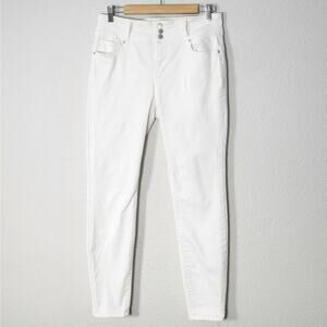 Wax Jean Jeans White Size 31 Minimalist Stretch 3-Button Clean Look